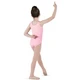 Bloch Dynamic, costum de balet cu bretele late pentru copii - Roz candy Bloch