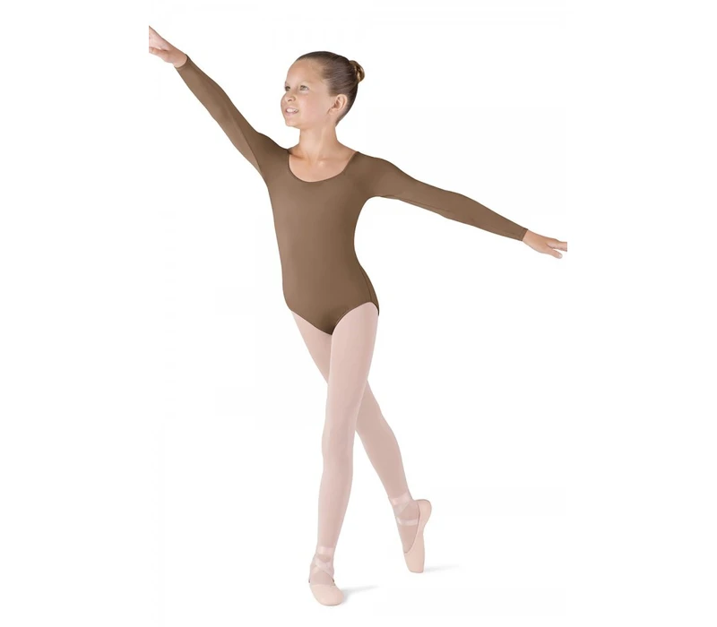 Bloch Meglio, costum de balet cu mânecă lungă - Migdală Bloch