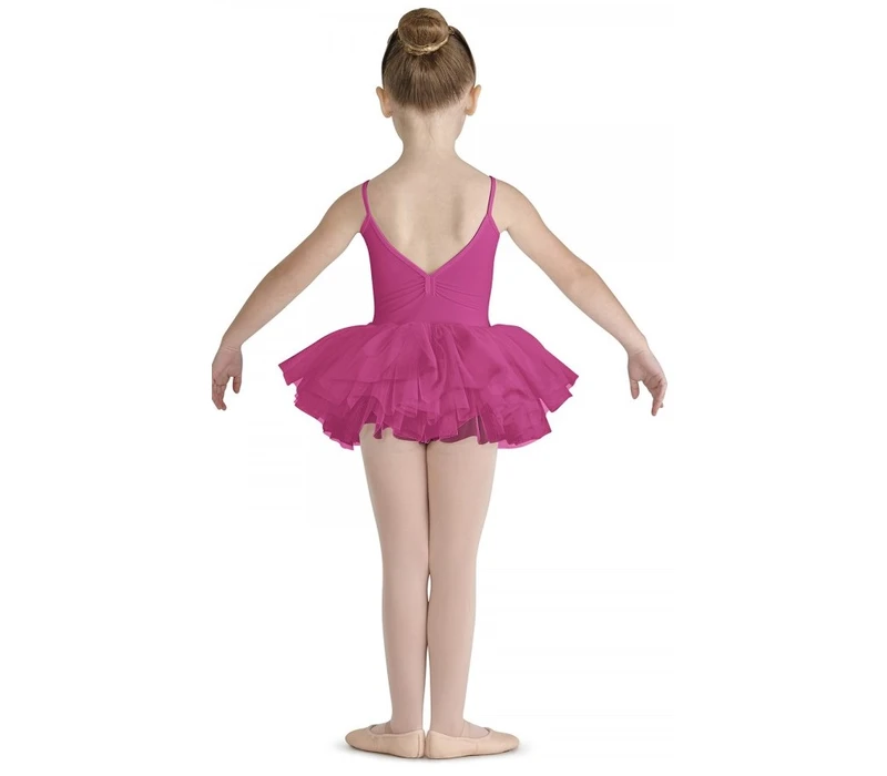 Bloch Valentine, costum de balet pentru copii cu fustă tutu - Roz aprins Hot Bloch