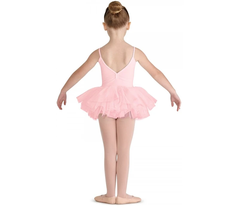 Bloch Valentine, costum de balet pentru copii cu fustă tutu - Roz candy Bloch