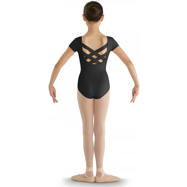 Bloch strap back cap sleeve Leotard, costum de balet pentru copii