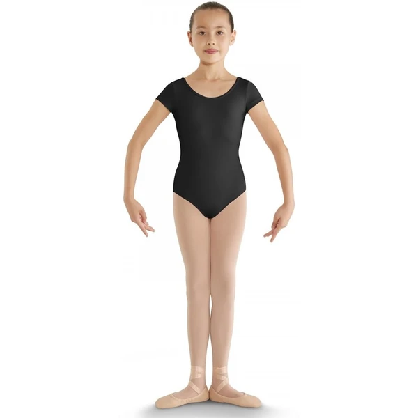 Bloch strap back cap sleeve Leotard, costum de balet pentru copii