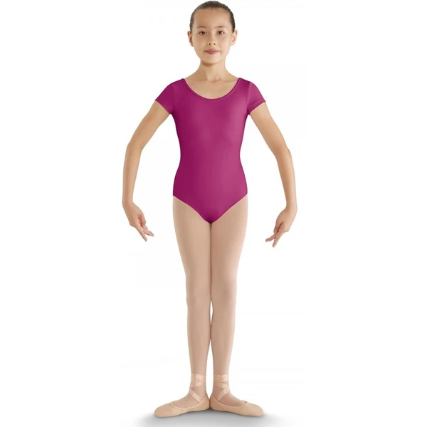 Bloch strap back cap sleeve Leotard, costum de balet pentru copii