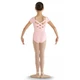 Bloch strap back cap sleeve Leotard, costum de balet pentru copii - Roz candy Bloch