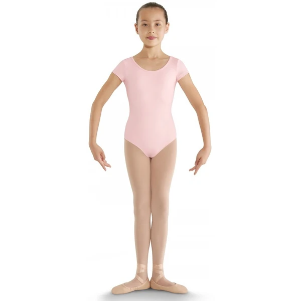 Bloch strap back cap sleeve Leotard, costum de balet pentru copii