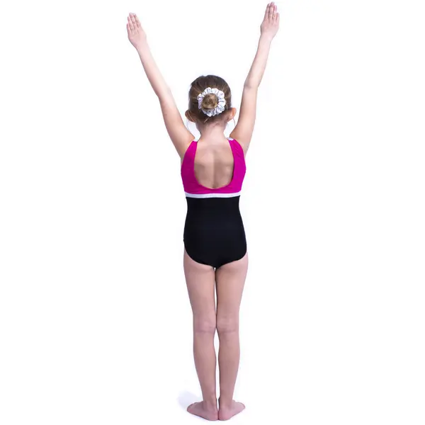 Capezio Stick the Landing Boat neck, costum de balet fara maneci