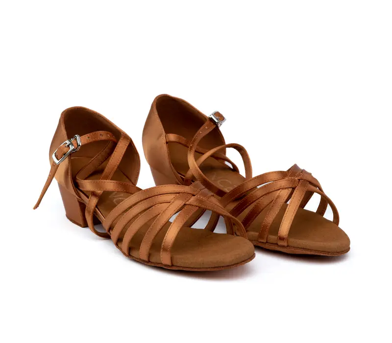 Dancee Amalia, pantofi dans latin pentru femei - dark tan