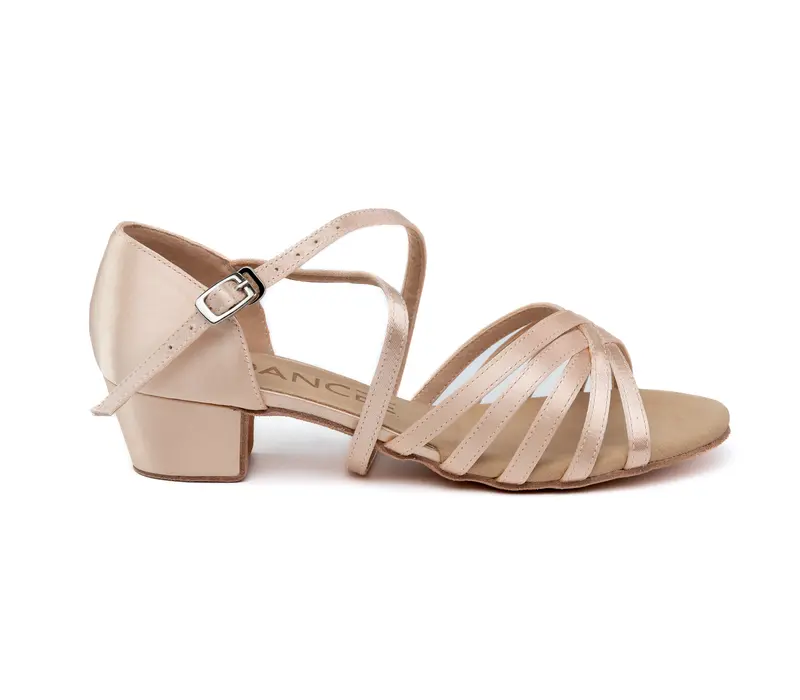 Dancee Amalia, pantofi dans latin pentru femei - Flesh satin WJ