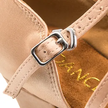 Dancee Betty, pantofi dans latin pentru fete - Flesh satin WJ Dancee Betty, pantofi dans latin pentru fete - Flesh satin WJ