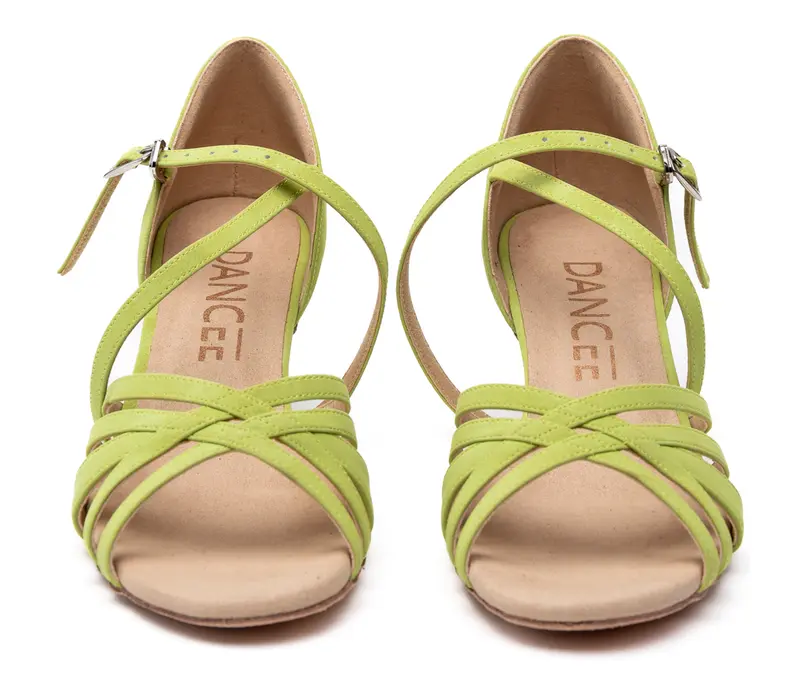 Dancee Any, pantofi de dans latino - Verde proaspăt