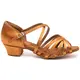 Dancee Betty, pantofi dans latin pentru femei - dark tan