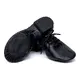 Dancee Economy jazz, pantofi de jazz din piele pentru copii - Negru
