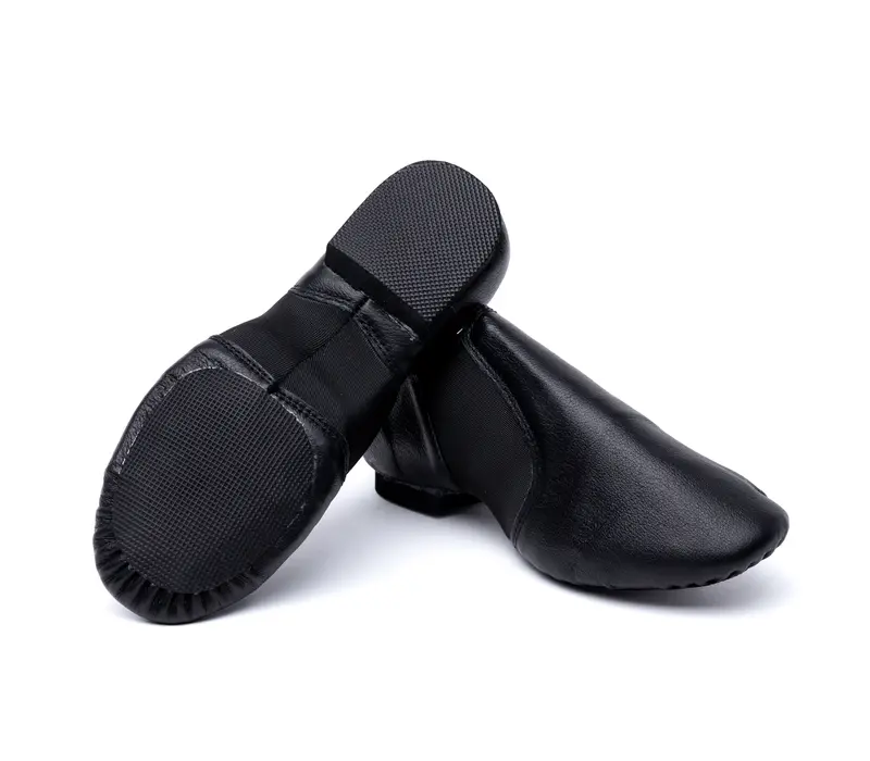 Dancee Economy jazz slip on, pantofi de jazz pentru copii - Negru