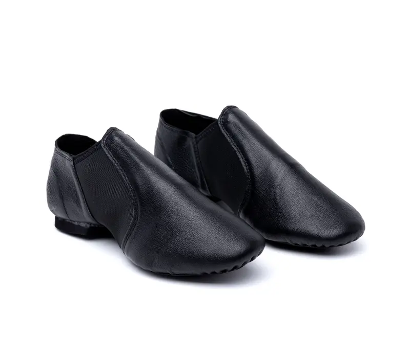 Dancee Economy jazz slip on, pantofi de jazz pentru copii - Negru