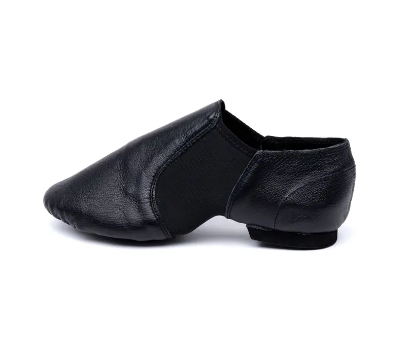 Dancee Economy jazz slip on, pantofi de jazz pentru copii - Negru