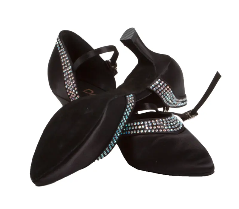 Dancee Grace, pantofi de dans de societate pentru femei - Negru