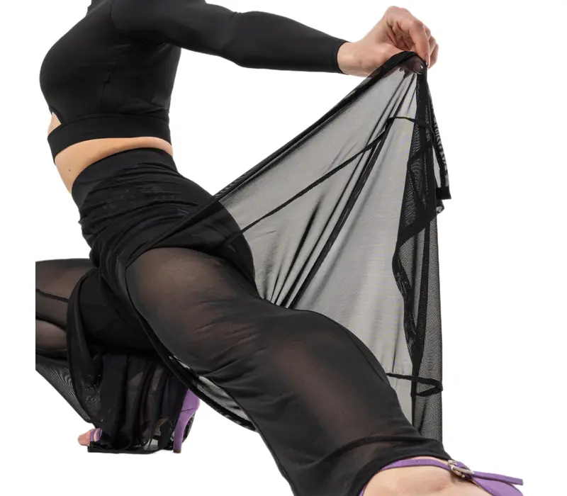 Dancee Nataly ballroom, pantaloni de dans pentru dame Dancee Nataly ballroom, pantaloni de dans pentru dame - Negru