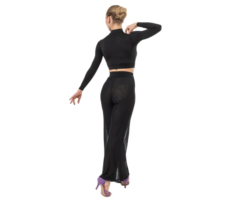 Dancee Nataly ballroom, pantaloni de dans pentru dame Dancee Nataly ballroom, pantaloni de dans pentru dame - Negru