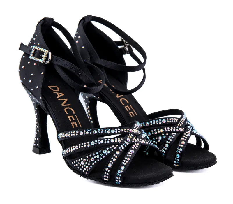Dancee Star, pantofi dans latin pentru femei - Negru