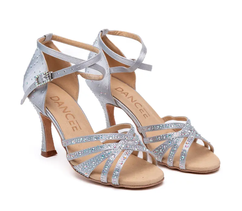 Dancee Star, pantofi dans latin pentru femei - Argintiu