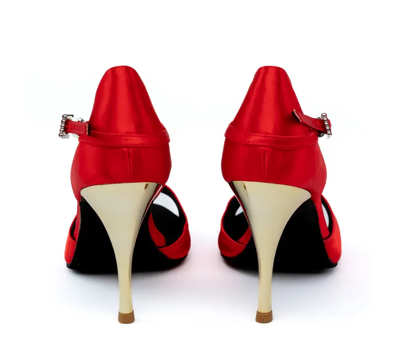 Dancee Tereza, pantofi de damă dans Tango - Roșu