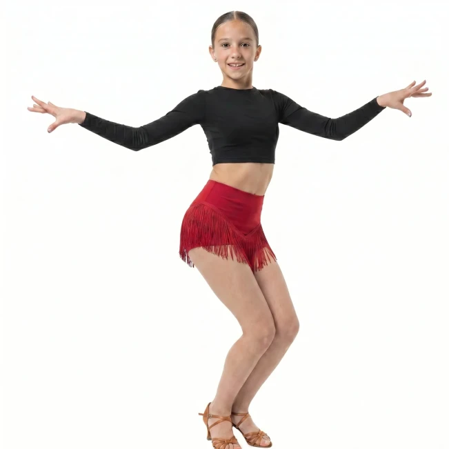 Dancee Wendy, pantaloni scurți pentru copii cu franjuri Dancee Wendy, pantaloni scurți pentru copii cu franjuri