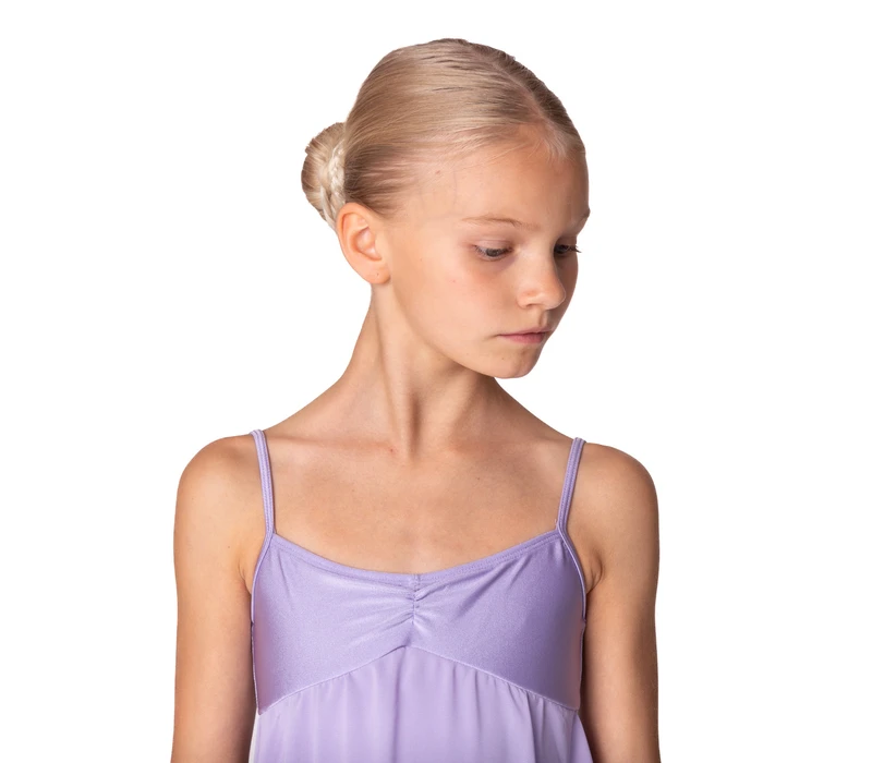 Bloch Juliet, rochie croiala clopot pentru fete - Liliac