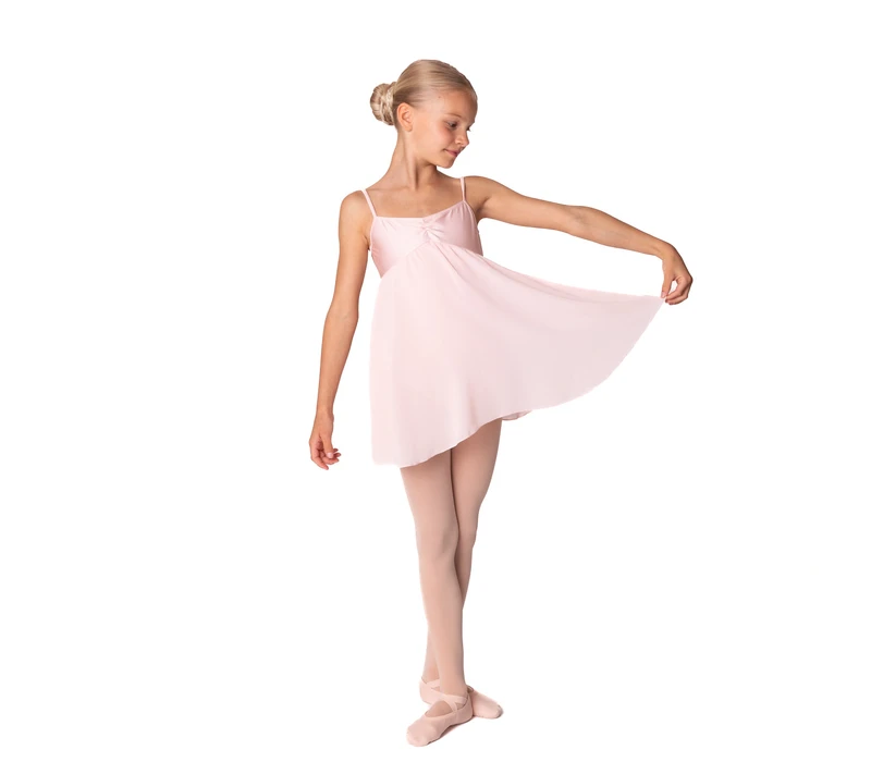 Bloch Juliet, rochie croiala clopot pentru fete - Roz - pink