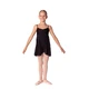 Bloch Juliet, dres croiala clopot pentru fete - Negru