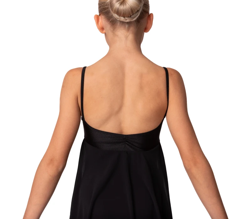 Bloch Juliet, dres croiala clopot pentru fete - Negru