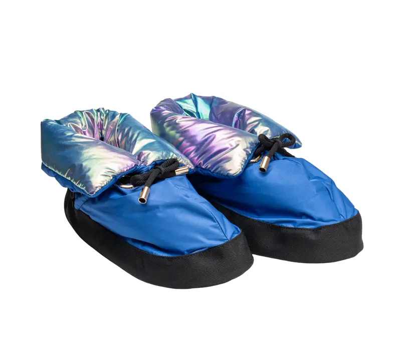 Capezio Mini Glam Warmup booties, încălțăminte cu încălzire - rainbow metalic Capezio Mini Glam Warmup booties, încălțăminte cu încălzire - rainbow metalic