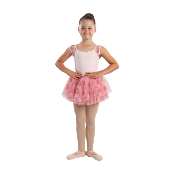 Capezio Camellia, body cu fustiță tutu Capezio Camellia, body cu fustiță tutu