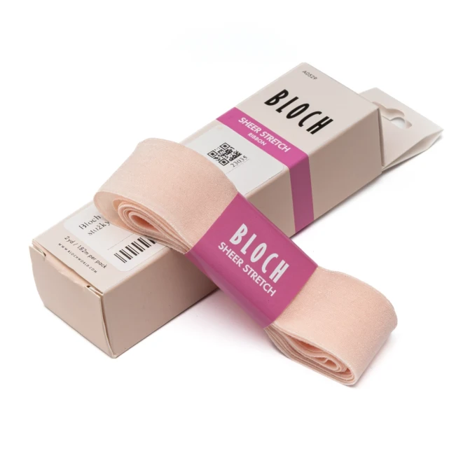 Bloch Sheer Stretch Ribbon, panglici Bloch Sheer Stretch Ribbon, panglici
