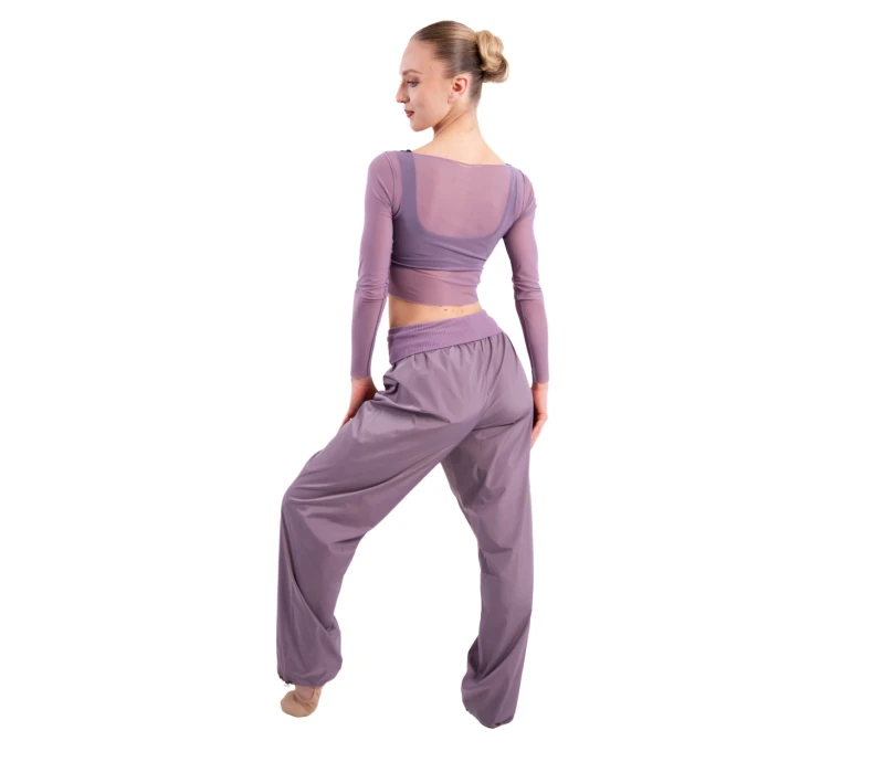 GP Lesson Momentum, pantaloni de încălzire pentru dansatori - Violet - Vintage violet GP