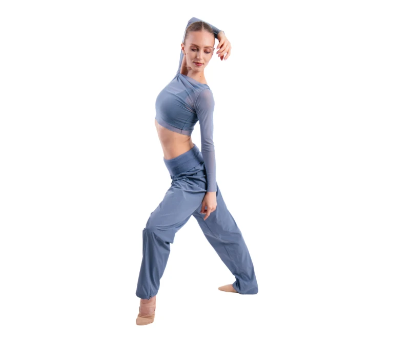 GP Lesson Momentum, pantaloni de încălzire pentru dansatori GP Lesson Momentum, pantaloni de încălzire pentru dansatori - Albastru - Niagara GP