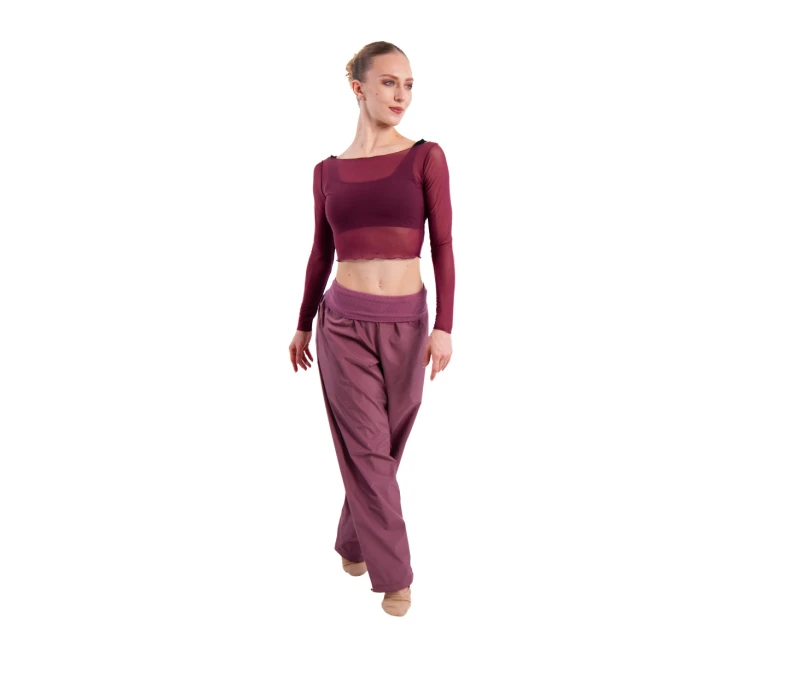 GP Lesson Momentum, pantaloni de încălzire pentru dansatori GP Lesson Momentum, pantaloni de încălzire pentru dansatori - Violet - Italian plum GP