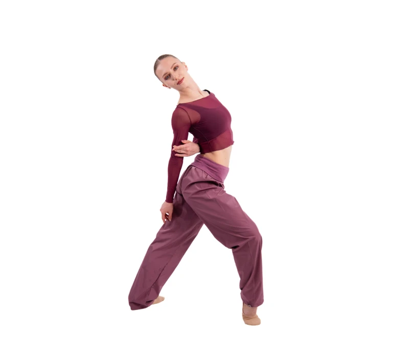 GP Lesson Momentum, pantaloni de încălzire pentru dansatori - Violet - Italian plum GP GP Lesson Momentum, pantaloni de încălzire pentru dansatori - Violet - Italian plum GP
