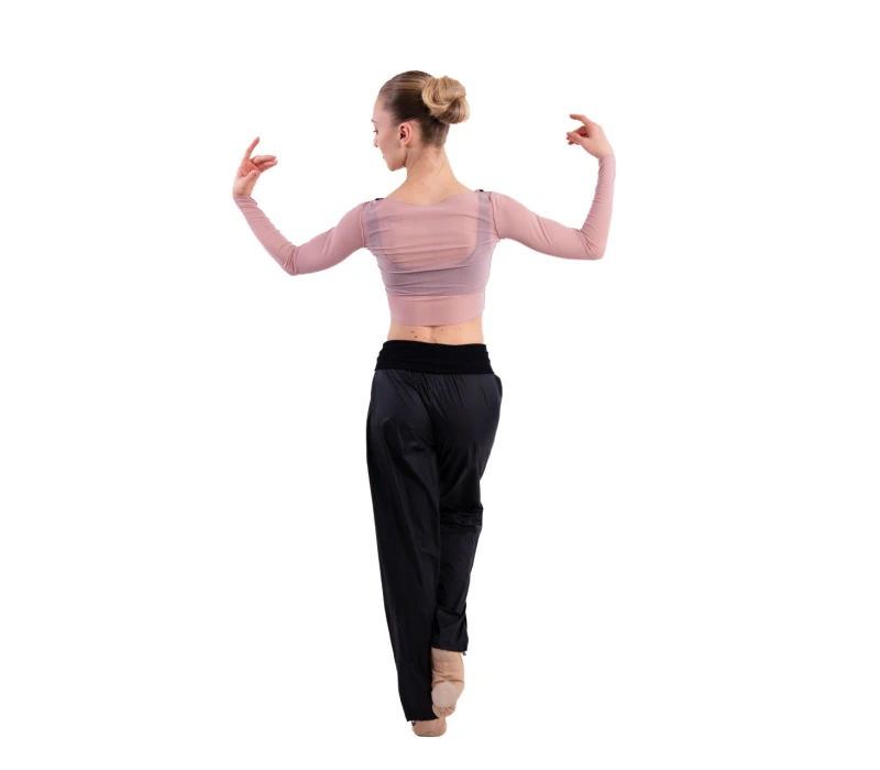 GP Lesson Momentum, pantaloni de încălzire pentru dansatori - Negru