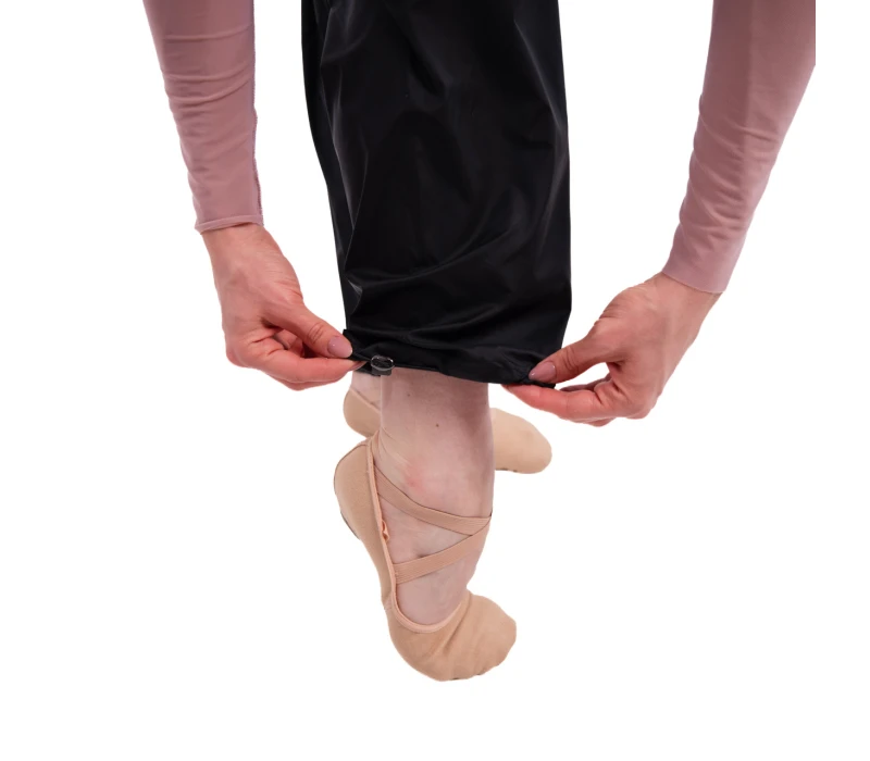 GP Lesson Momentum, pantaloni de încălzire pentru dansatori - Negru