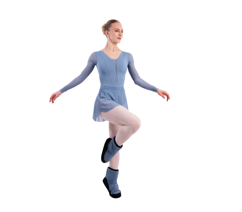 GP Warm up Lesson booties, încălțăminte de dans pentru încălzire GP Warm up Lesson booties, încălțăminte de dans pentru încălzire - Albastru - Niagara GP