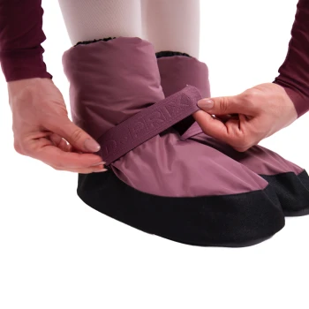 GP Warm up Lesson booties, încălțăminte de dans pentru încălzire - Violet - Italian plum GP