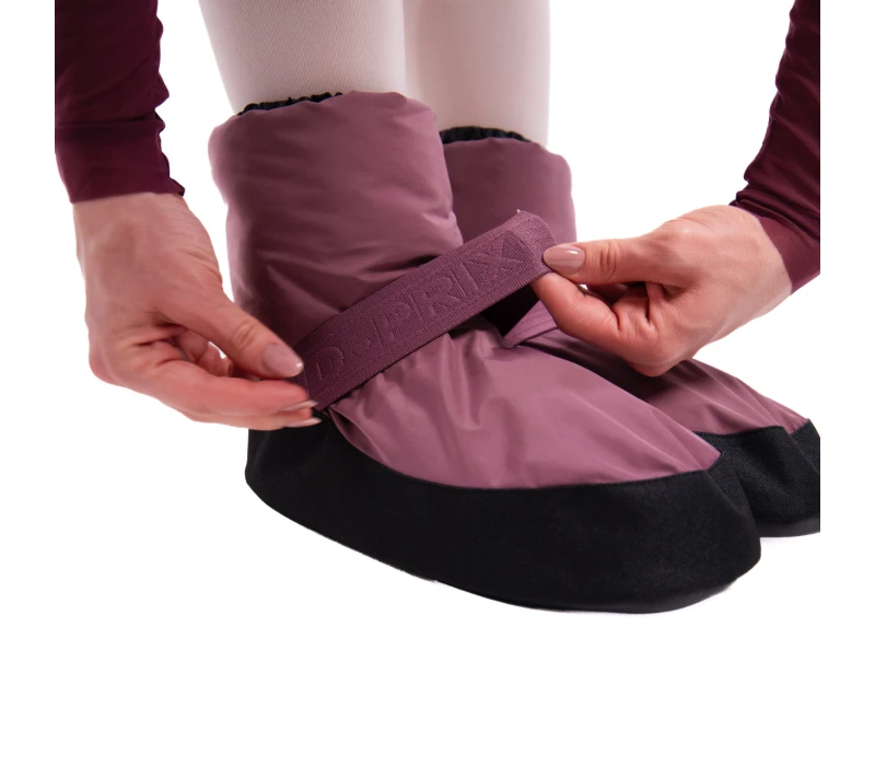GP Warm up Lesson booties, încălțăminte de dans pentru încălzire - Violet - Italian plum GP GP Warm up Lesson booties, încălțăminte de dans pentru încălzire - Violet - Italian plum GP
