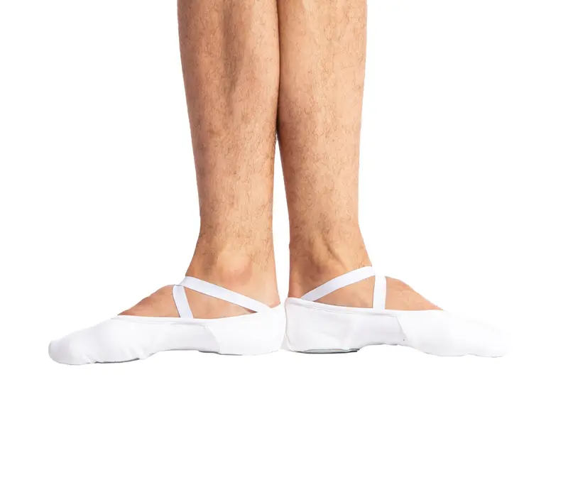 Dansez Vous Vanie, flexibili elastice pentru baieti - Alb