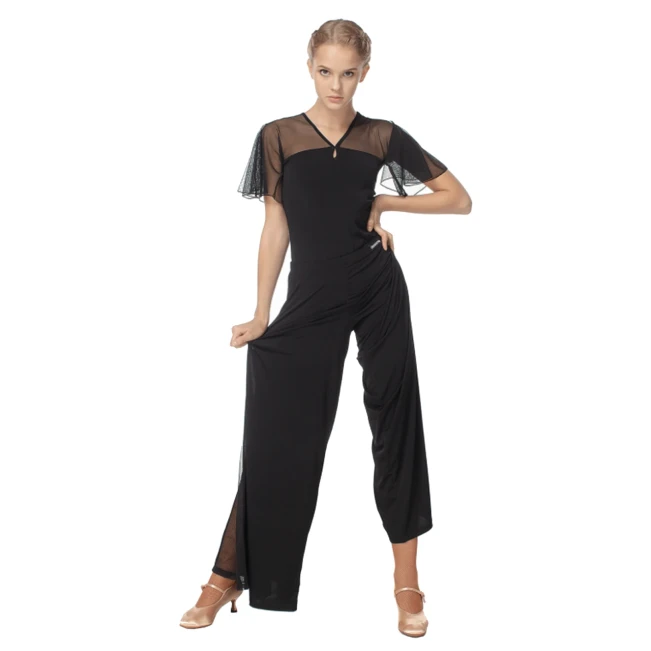 DanceMe BL601, top cu mânecă scurtă DanceMe BL601, top cu mânecă scurtă