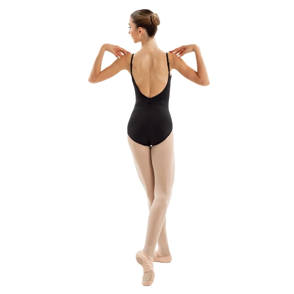 Capezio Essential Camisole leotard, costum de damă cu bretele subțiri Capezio Essential Camisole leotard, costum de damă cu bretele subțiri