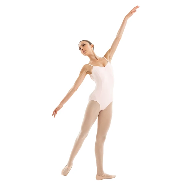Capezio Essential Camisole leotard, costum de damă cu bretele subțiri Capezio Essential Camisole leotard, costum de damă cu bretele subțiri