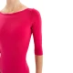 Capezio Essential boatneck, body pentru femei cu mânecă 3/4 Capezio Essential boatneck, body pentru femei cu mânecă 3/4