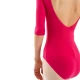 Capezio Essential boatneck, body pentru femei cu mânecă 3/4 Capezio Essential boatneck, body pentru femei cu mânecă 3/4