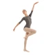 Capezio Essential boatneck, body pentru femei cu mânecă 3/4 Capezio Essential boatneck, body pentru femei cu mânecă 3/4