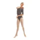 Capezio Essential boatneck, body pentru femei cu mânecă 3/4 Capezio Essential boatneck, body pentru femei cu mânecă 3/4
